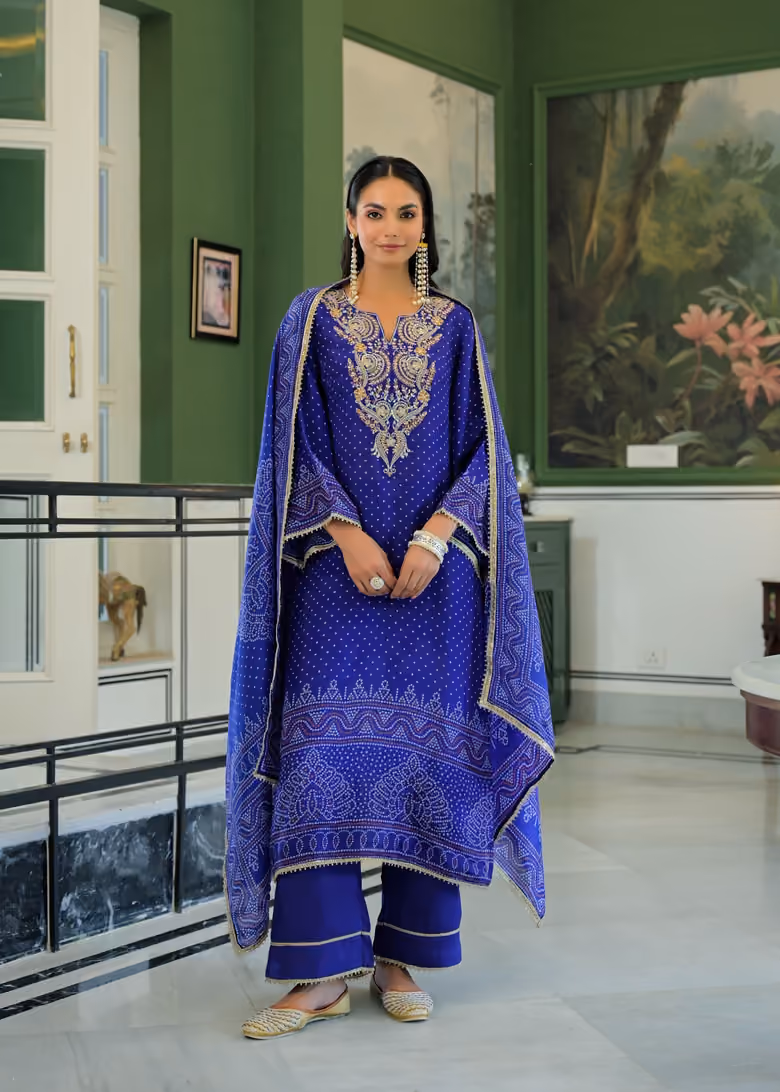 Royal Blue Edit by Global Darzi